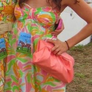 Shoshanna Size 0 strapless colorful dress